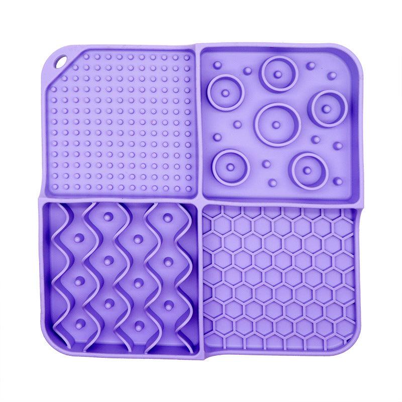 2 Pcs Big Pet Licking Mat for Dogs and Cats - Dog Lick Mat with Suction  Cups - Cat & Dog Slow Feeder Mat for Healthy Digestion, Anxiety and Stress  Relief 